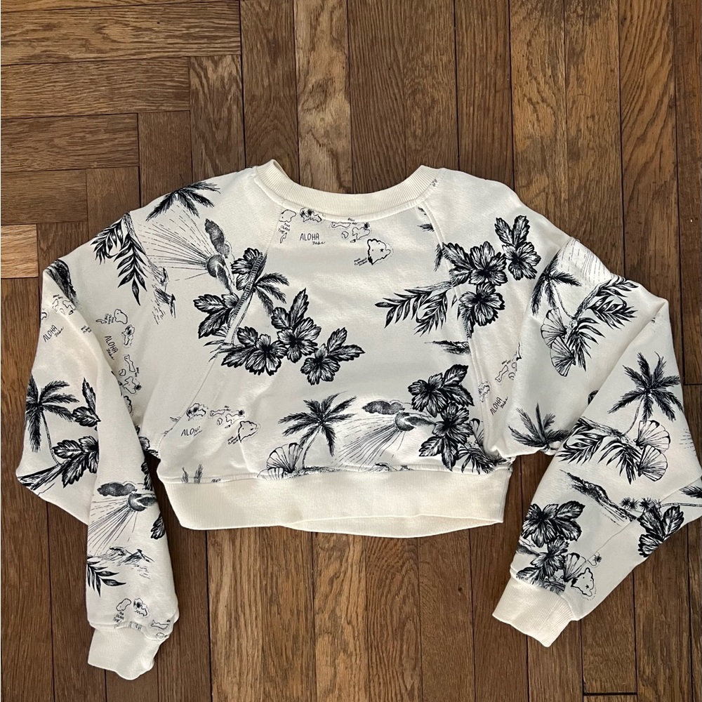 Free People Cropped Sweatshirt